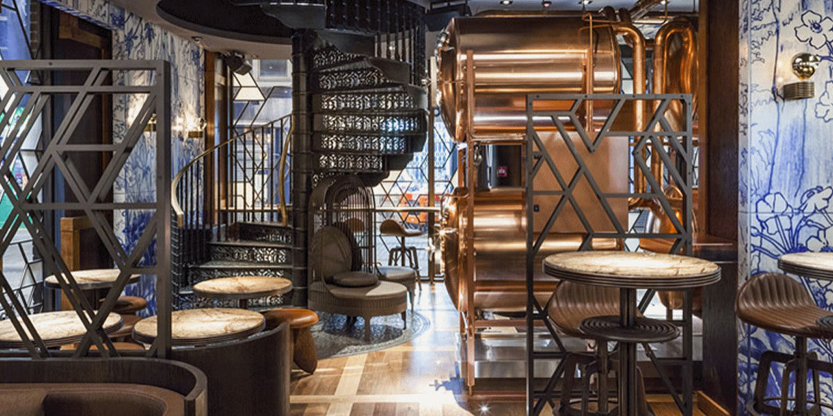 interior \ chinese gastro pub, the Duck and Rice - Soho